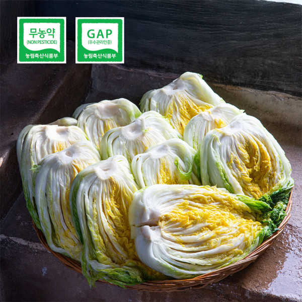 [ 첫출하 11/13 ] 무농약 절임배추 10kg 